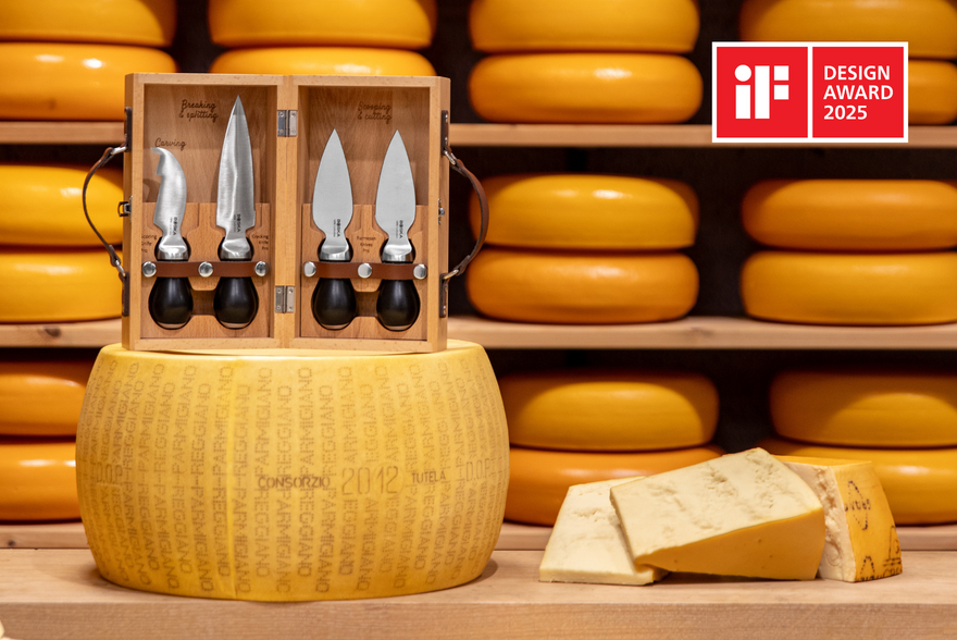 BOSKA Wins iF Design Award for Cheesemongers Parm Set Pro