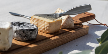 Enjoying spring cheeses together
