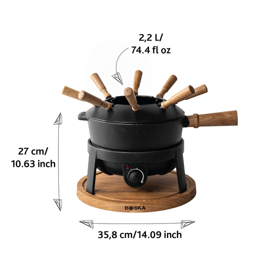 Electric Fondue Set Pro - 853561 BOSKA