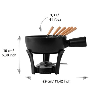 Fondue Set Nero - 44 fl oz