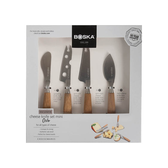 BOSKA 320218 Cheese Knife Set Mini Oslo
