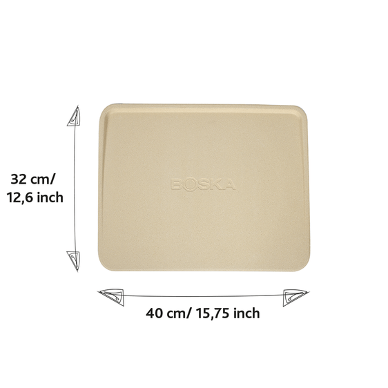 Pizza Stone Deluxe Rectangle - 15.7x12.6 inch