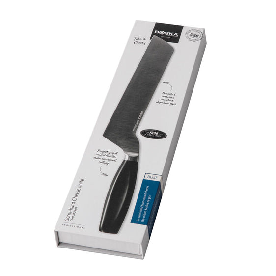 Professional Semi-Hard Cheese Knife, Blue 8.3 inches